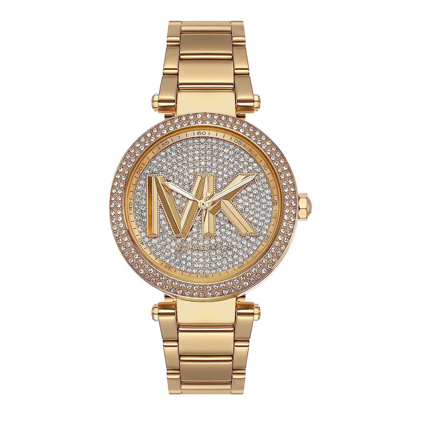 Parker Pavé Gold-Tone Logo Watch MK7283 – Krishna Watch