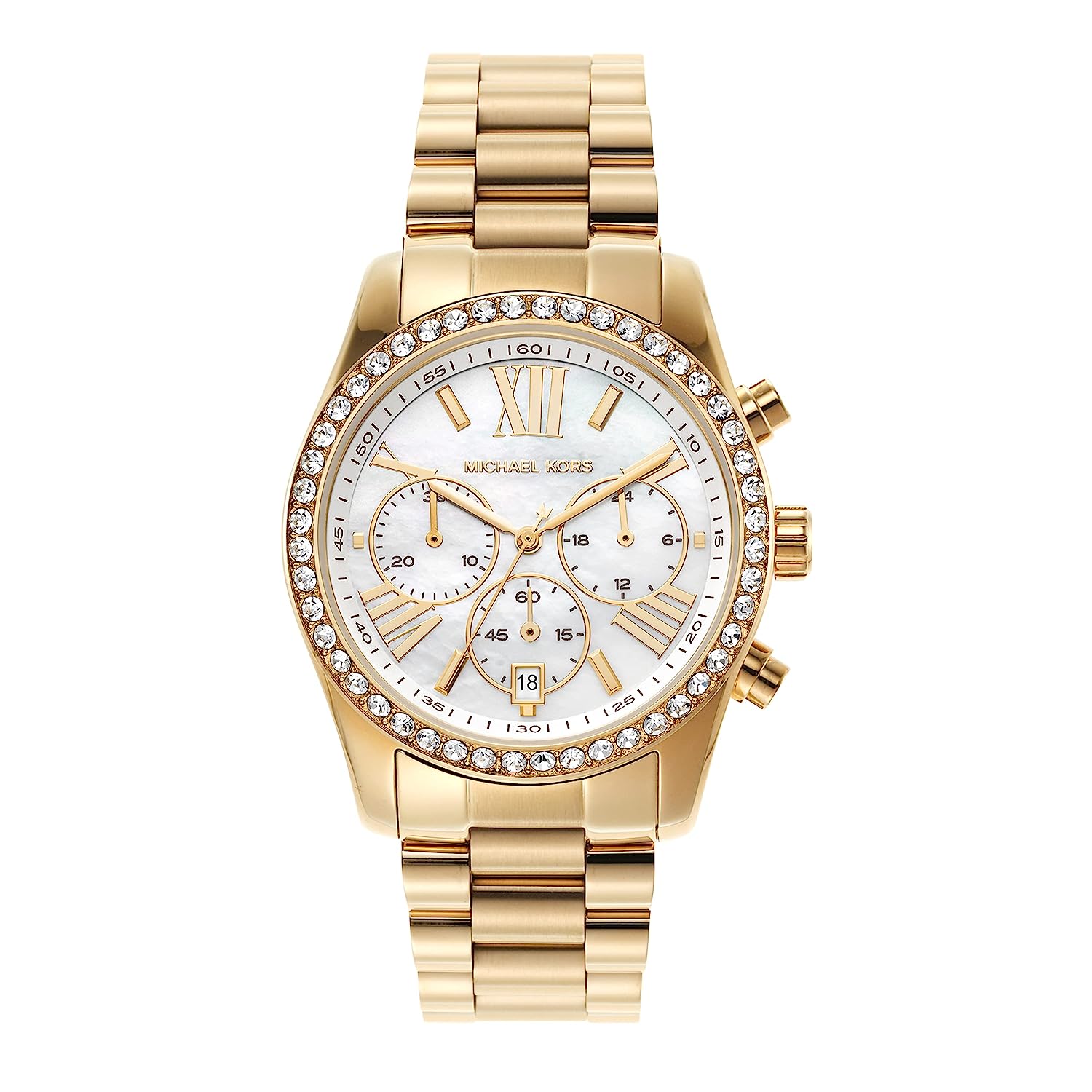 Amazon.com: Michael Kors Women's Slim Runway Rose Gold-Tone Watch MK4294 :  Michael Kors: Clothing, Shoes & Jewelry