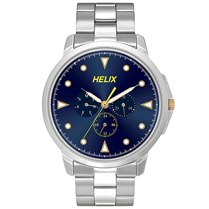 helix Analog Blue Dial Men's Watch - TW027HG33