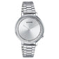 Sonata Elegent Essentials Quartz Analog Silver Dial Stainless Steel Strap Watch For Women 87045sm03w