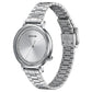 Sonata Elegent Essentials Quartz Analog Silver Dial Stainless Steel Strap Watch For Women 87045sm03w