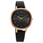 Sonata Splash Quartz Analog Black Dial Plastic Strap Watch for Women 87049pp21w