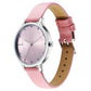 Sonata Blush Quartz Analog Pink dial Leather Strap Watch for Women 87050sl03