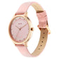 Sonata Blush Quartz Analog Pink dial Leather Strap Watch for Women 87050wl04