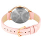 Sonata Blush Quartz Analog Pink dial Leather Strap Watch for Women 87050wl04