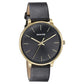 Sonata Quartz Analog Black Dial Black Leather Strap Watch For Women 87069yl01