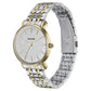 Sonata Wedding Quartz Analog Off White Dial Stainless Steel Strap Watch For Women 87075bm01