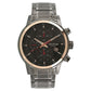 Titan Octane Quartz Chronograph Black Dial Stainless Steel Strap Watch for Men NR90086KM03