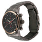 Titan Octane Quartz Chronograph Black Dial Stainless Steel Strap Watch for Men NR90086KM03