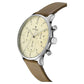 Titan On Trend White Dial Quartz Multifunction Leather Strap watch for Men NS90102SL02 / 90102SL02