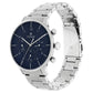 Titan Quartz Multifunction Blue Dial Stainless Steel Strap Watch for Men NS90102SM01 / 90102SM01