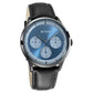 Titan Light Leathers Blue Quartz Multifunction Leather Strap watch for Men  NS90125QL01 / 90125QL01