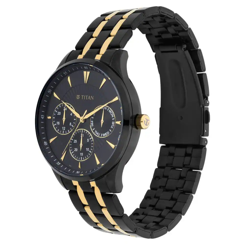 Buy Titan Analog Dial Black Band Rose Gold Regalia Watch-Nl90089Kd02 For  Men Online at Best Prices in India - JioMart.