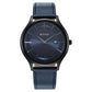 Titan Classique Slimline Blue Dial Analog with Date Leather Strap watch for Men NS90142NL01 / 90142NL01