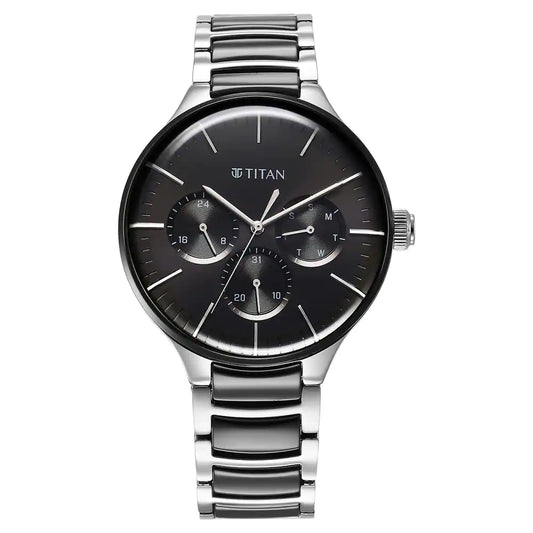 Ceramic Fusion Black Dial Multifunction Watch 90148KD01 / NS90148KD01