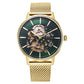Titan Mechanical Slimline Green Dial Watch for Men 90159YM01 / NS90159YM01