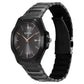 Titan Classic Slim Quartz Analog with Date Black Dial Stainless Steel Strap Watch for Men 90167NM01