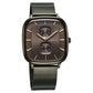 Titan Avant Garde Quartz Multifunction Brown Dial With Green Color Stainless Steel Strap Watch For Men 90178qm02