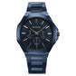 Titan Classic Slim Multifunction Quartz Multifunction Blue Dial Stainless Steel Strap Watch For Men 90198QM01