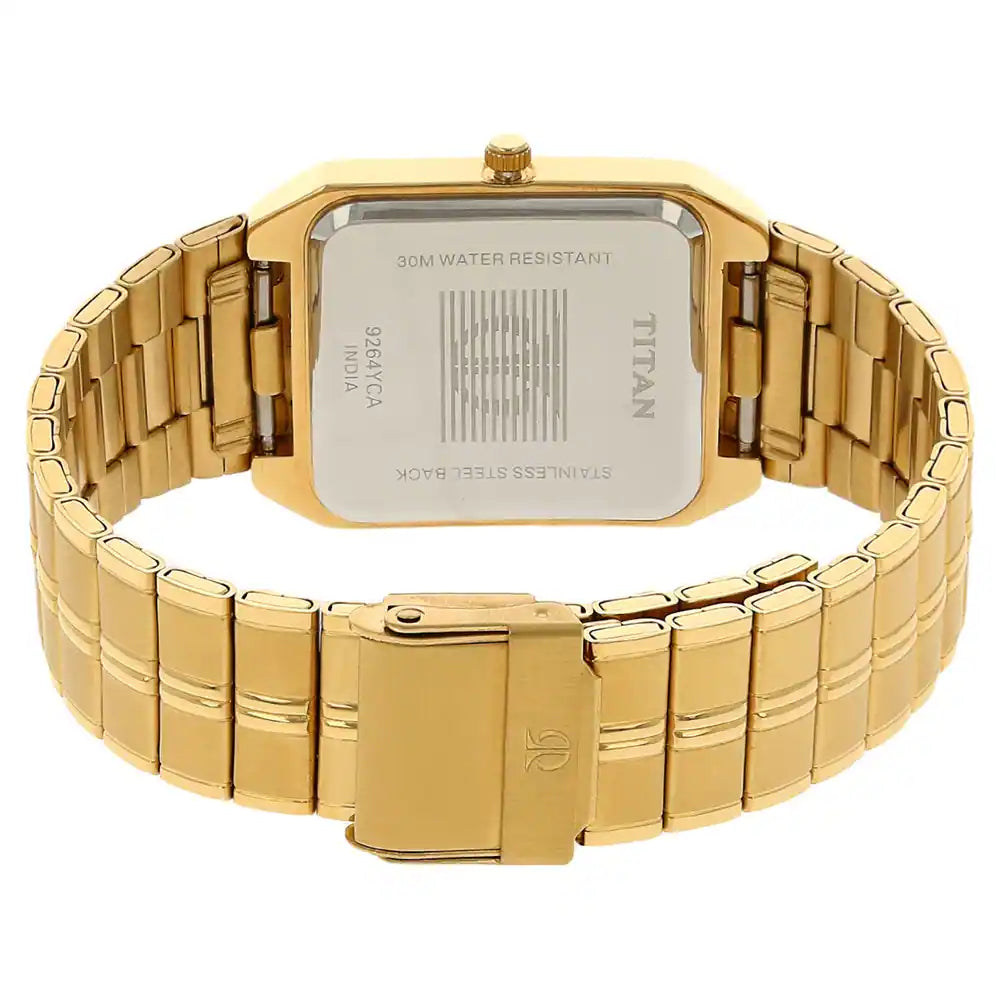 Titan watch in sale golden colour