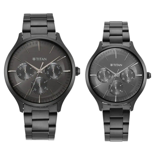 Bandhan Black Dial Stainless Steel Strap Watch 9400494204NM01