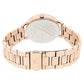 Titan Rose Gold Dial Rose Gold Stainless Steel Strap Watch  NP95037WM01