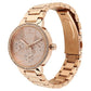 Titan Whimsy Rose Gold Dial Quartz Multifunction Stainless Steel Strap Watch for Women ns95058wm02 / 95058wm02