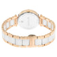 Titan White Mother-of-Pearl Dial Ceramic & Metal Strap Watch NP95061WD04 (DK802)