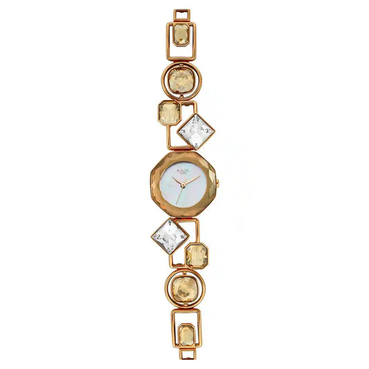 Titan Love All Watch with Mother Of Pearl Dial & Brass Strap NQ95151WM01 (DM541)