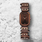 Love All Brown Dial Brown Brass Strap Watch  / NS95154QM01