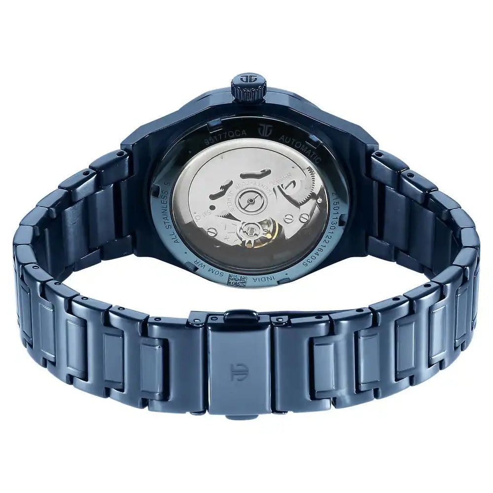 Titan Unending Beauty Automatic Blue Dial Stainless Steel Strap Watch 95177QM01