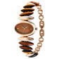 Titan Raga New You Quartz Analog Tiger Eye stone Strap Watch for Women ns95191wm01 / 95191wm01