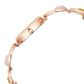 Titan Raga New You Quartz Analog Mother Of Pearl Citrine and Rose Quartz stones Strap for Women 95194WM01F