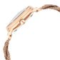 Titan Raga Delight Rose Gold Dial Stainless Steel Strap Watch 95204WM01