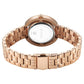 Titan Purple Abstract Quartz Analog Rose Gold Stainless Steel Strap for Women 95231WM01