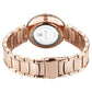 Titan Aura Quartz Analog Rose Gold Dial Rose Gold Stainless Steel Strap Watch for Women 95240WM01