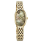 Titan Aura Quartz Analog Mother Of Pearl Dial Stainless Steel Strap Watch for Women 95246YM01