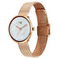 Titan Raga Memoirs Quartz Analog Mother Of Pearl Dial With Rose Gold Metal Strap Watch For Women 95253wm02f