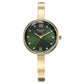 Titan Raga Showstopper Quartz Analog Green Dial Metal Strap Watch for Women 95271YM01