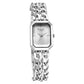 Titan Raga Showstopper Quartz Analog Silver Dial Metal Strap Watch for Women 95283SM01