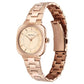 Titan Horizon Quartz Analog Rose Gold Dial Stainless Steel Strap Watch For Women 95296wm01