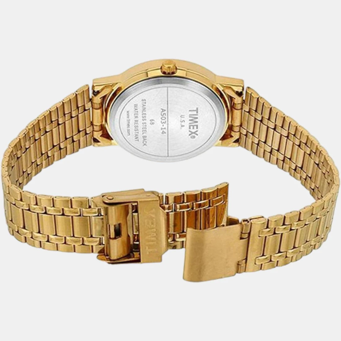 Men's Champagne Analog Stainless Steel Watch A503