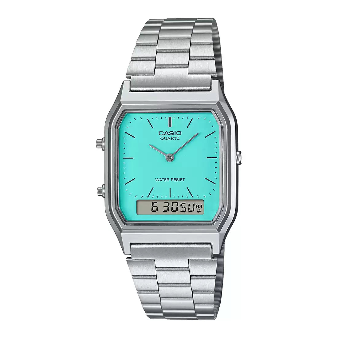 Grey Analog-Digital - Unisex Watch- VINTAGE COLLECTION AQ-230A-2A2MQYDF - AD271