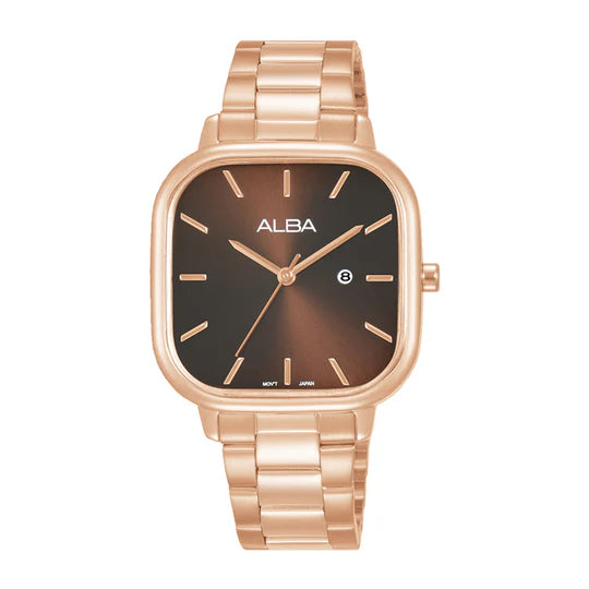 ALBA Cocoa Brown Ladies Watch AH7BY6X1