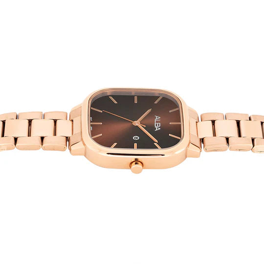 ALBA Cocoa Brown Ladies Watch AH7BY6X1