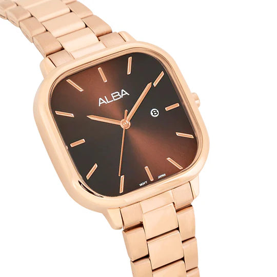 ALBA Cocoa Brown Ladies Watch AH7BY6X1