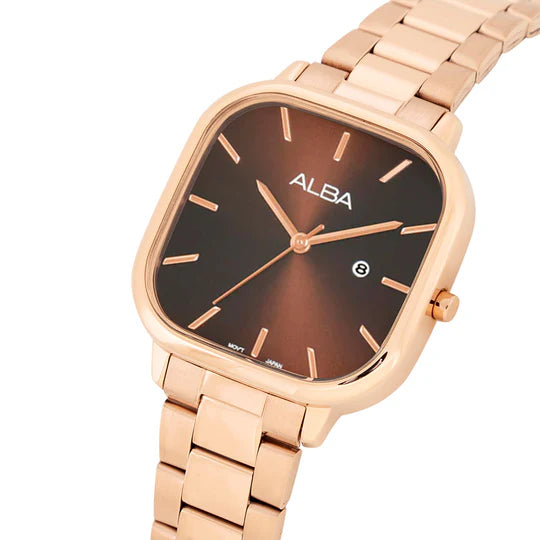 ALBA Cocoa Brown Ladies Watch AH7BY6X1