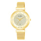 Silver Shimmer Dial With Gold Straps Ladies Watch AH7CA2X1