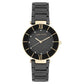 Anne Klein Quartz Analog Black Dial Ceramic Strap Watch for Women NEAK3266BKRGW / NCAK3266BKRG