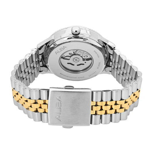 ALBA Gold+Silver Strap Mechanical AL4233X1